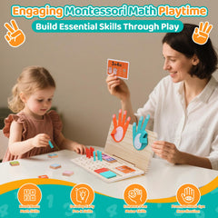JAiiMen tracing board guides finger tracing to reinforce number recognition.