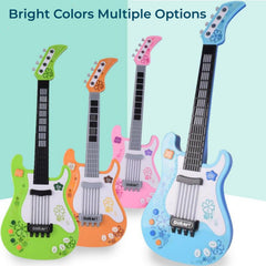 Jakeloo gift-ready blue kids guitar, ideal for travel and gifting