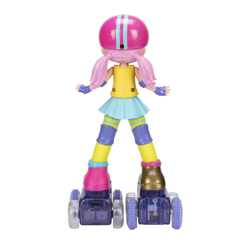 JAKKS Pacific Rainbow Riley remote allows forward, backward moves and dance-like spins.