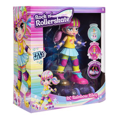 JAKKS Pacific Rainbow Riley can do splits for dramatic skating moments.