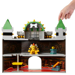 Trap door and lava feature add surprise moments
