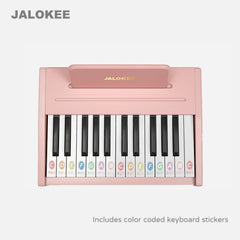 JALOKEE Kids Piano Keyboard features color-coded stickers for quick recognition.