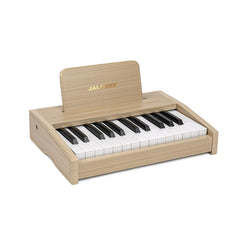 JALOKEE Kids Piano wooden front view with compact 25-key design for small hands