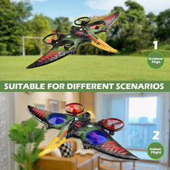 Jaming Dragon RC Plane features a dinosaur-inspired design that kids love.