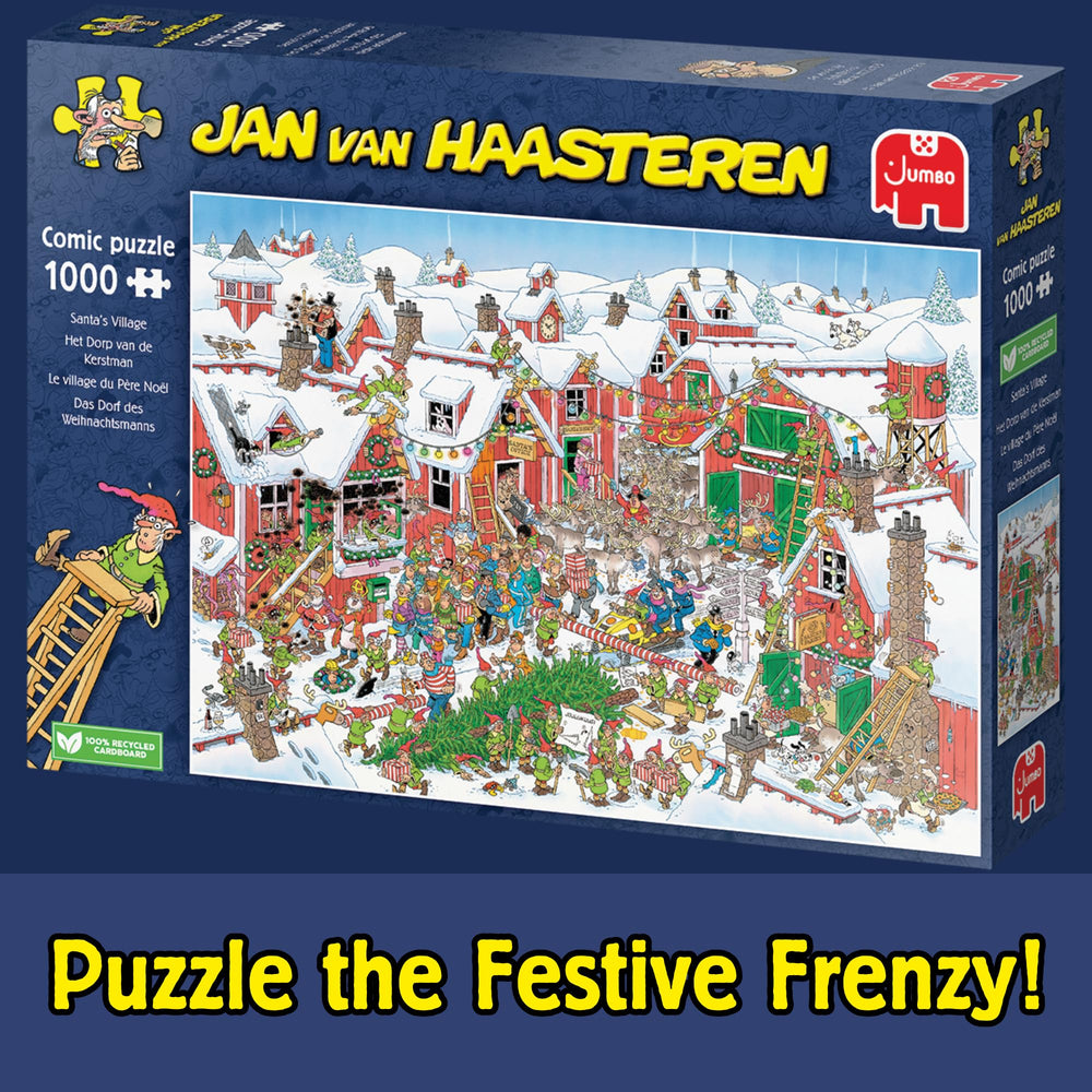 Jan van Haasteren puzzle's rich humor invites careful looking and smile moments