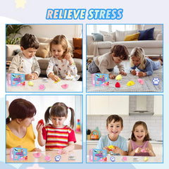 JANESVISSY 8pcs Taba squishies pack variety display close-up for sensory exploration