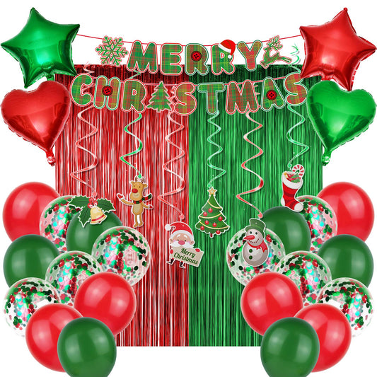 Janinus Merry Christmas banner adds a cheerful focal point to any room.