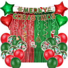 Janinus Merry Christmas banner adds a cheerful focal point to any room.