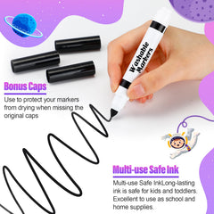 Janjlaugh markers used by kids for drawing and creativity with safe ink.