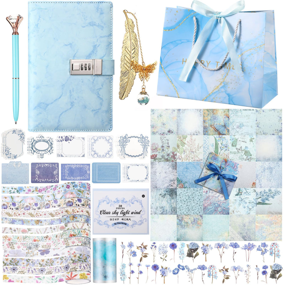 Janjlaugh DIY journal with lock for private journaling and security benefits.