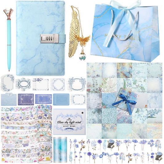 Janjlaugh DIY journal with lock for private journaling and security benefits.