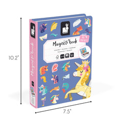 Creative unicorn scenes with Janod Magnéti'Book spark imagination