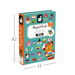 Janod Magneti'Book Story France-inspired design with bold colors.