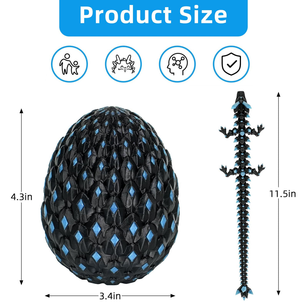 JANZOMM 3D-printed dragon ornament suitable for home decor