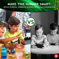 Japace crystal growing activity showing colorful science project.