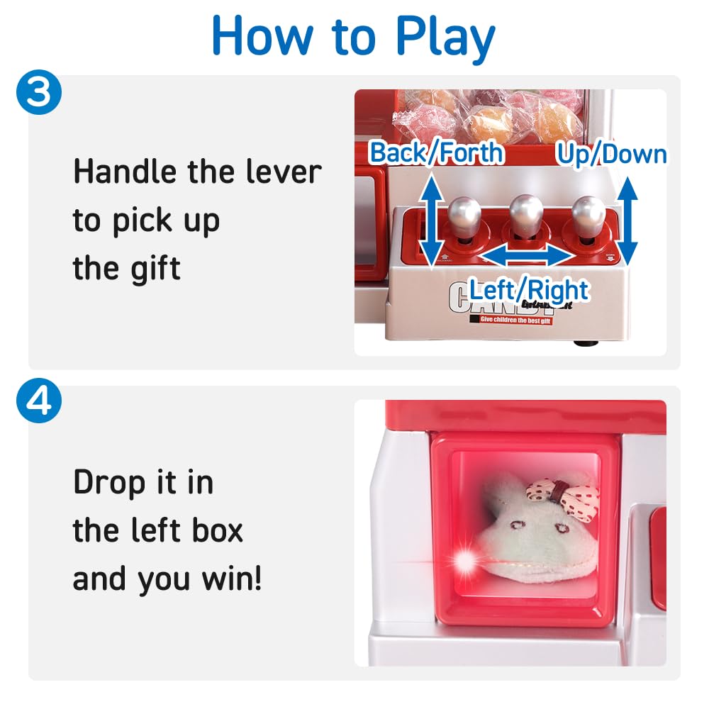 Japard Claw Machine token drawer keeps gameplay tokens organized.