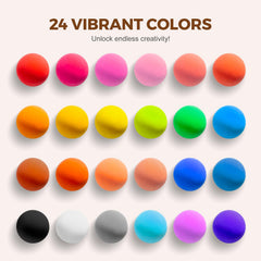 Jar Melo storage case shows colors neatly organized for quick access