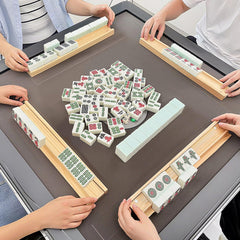 JARTEEK travel-ready mahjong racks fit in bags for on-the-go games.