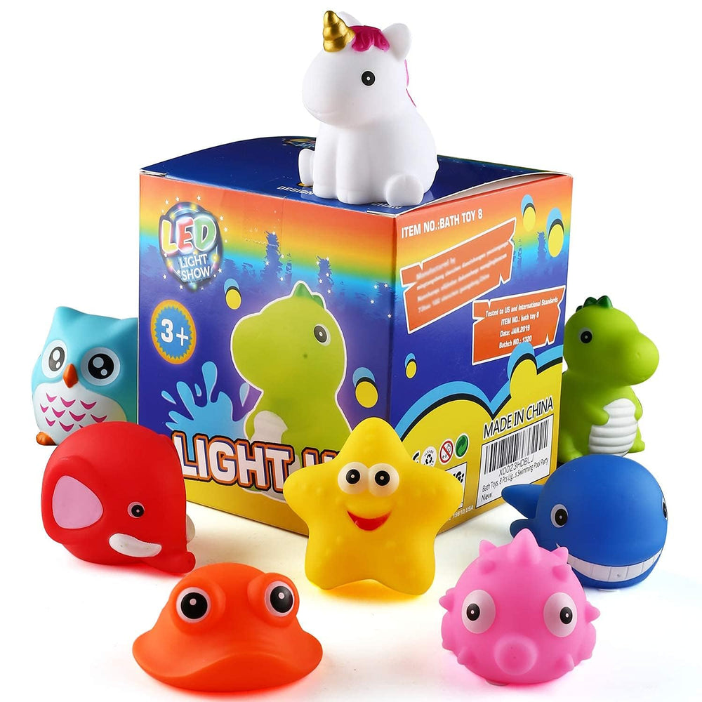 JASNKKONT color changing bath toys enhance bath time play with lights