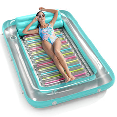 Jasonwell 4-in-1 lounger pillow supports neck for sunbathing.