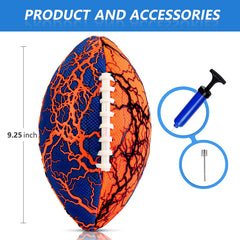 Jasonwell all weather outdoor football ready for pool beach or backyard play