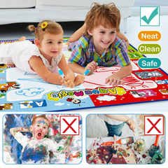 Jasonwell Aqua Water Doodle Mat bundle including templates and booklet