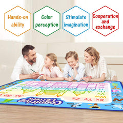 Jasonwell Aqua Water Doodle Mat usable on floor table or window