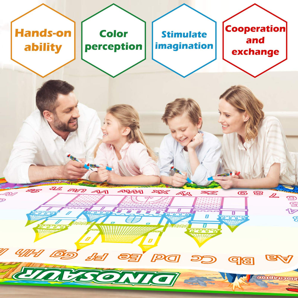 Jasonwell Aqua Water Doodle Mat supports eco-friendly, educational doodling fun