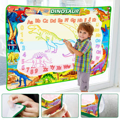 Jasonwell Aqua Water Doodle Mat teaches tracing numbers and letters with ease