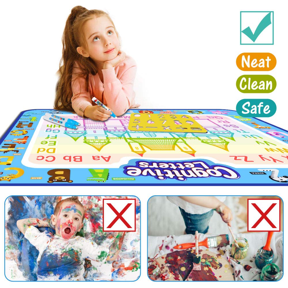Jasonwell Aqua Water Doodle Mat safe non-toxic materials