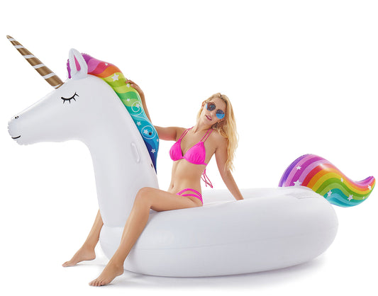 Jasonwell giant unicorn pool float ready for oversized pool fun