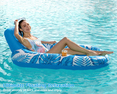 Jasonwell premium vinyl construction on an inflatable pool float