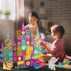 Jasonwell magnetic tiles feature strong magnets and durable ABS construction.