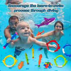 Jasonwell dive sticks sink upright to simplify treasure hunts.
