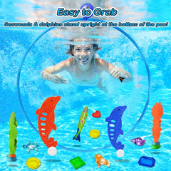 Jasonwell gems offer colorful targets for pool treasure hunts
