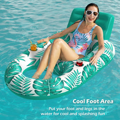 Jasonwell premium vinyl pool float offers durable raft-grade support for adults.