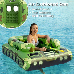 Jasonwell water gun with pump-action delivers quick bursts during play.