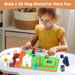 JauniQ color-rich blocks spark vibrant constructions for classroom demonstrations.