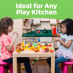 JaxoJoy pretend food set croissant adds bakery variety for cafe pretend play.