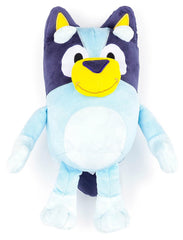 Jay Franco Bluey mini plush pillow buddy front view, cozy cuddle companion for home use