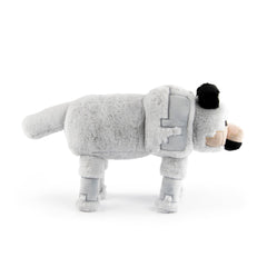 Jay Franco Minecraft Wolf Pillow Buddy close-up, ultra-soft fabric suitable for naps and travel.