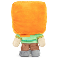 Jay Franco Alex Minecraft pillow buddy on bed for imaginative play and naptime adventures