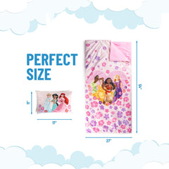Jay Franco Princess pillow 17x11 provides plush comfort for naps.