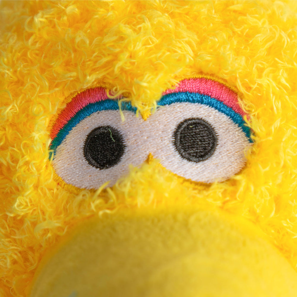 Soft polyester microfiber Big Bird plush pillow-buddy for daily cuddles.