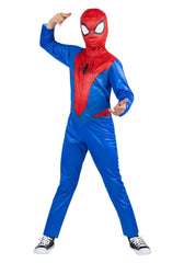 Jazwares Costume Play Spider-Man value costume front view for early superhero dress-up sessions.