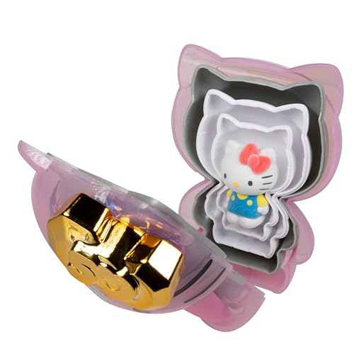Jazwares Hello Kitty 50th Anniversary nesting figure in glitter finish for playful decor.