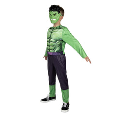 Jazwares Marvel Hulk costume ideal for Halloween celebrations.