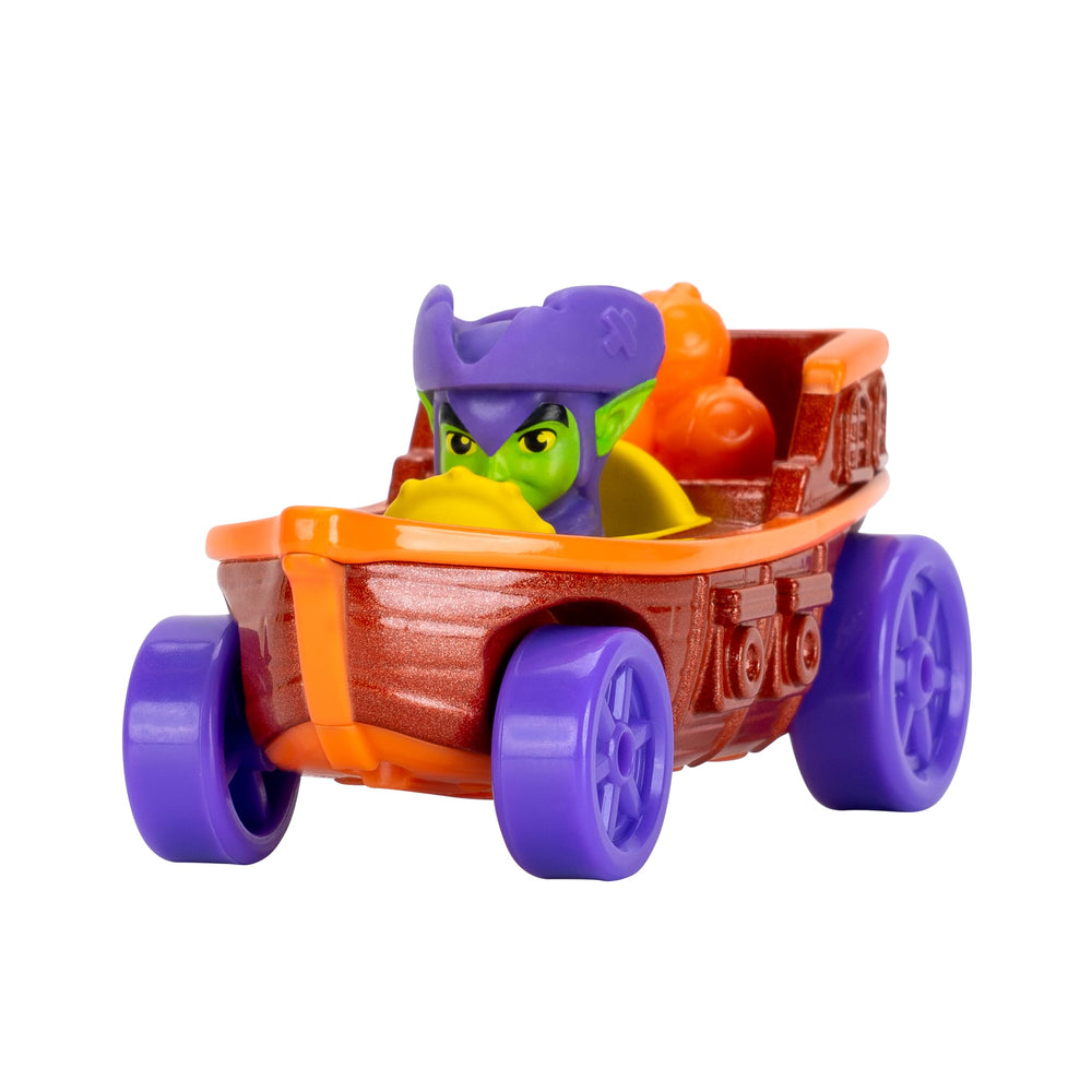 Jazwares Marvel Water-Webs collection display highlights die-cast quality and aquatic design.