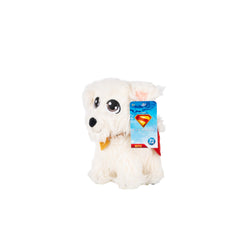 Krypto toy adds to shelf or playtime with soft, inviting texture.
