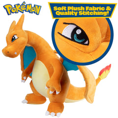 Bright orange Charizard tones spark room decor and play.